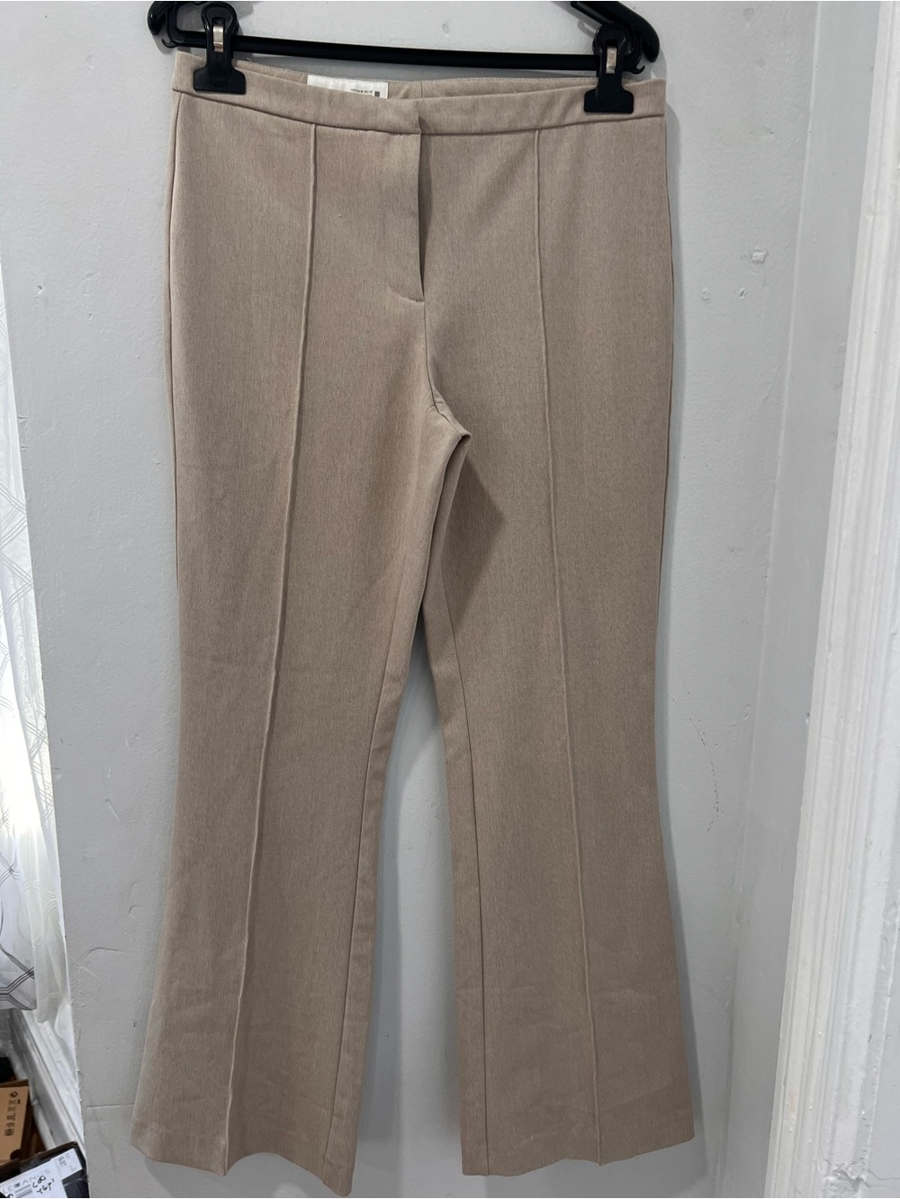 Zara Beige Flare Trousers